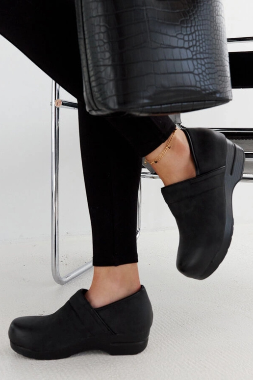 Schwarze Montoro Plateauschuhe Schwarze Montoro Plateauschuhe