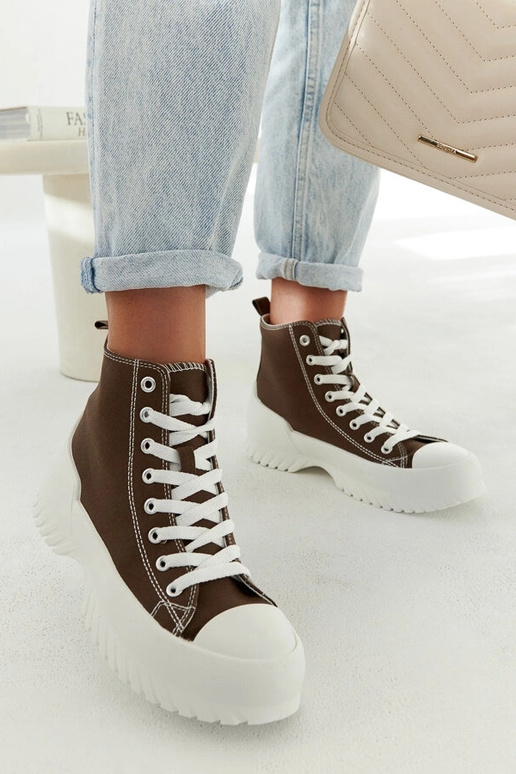 Grüne Ronchis High-Top-Sneakers