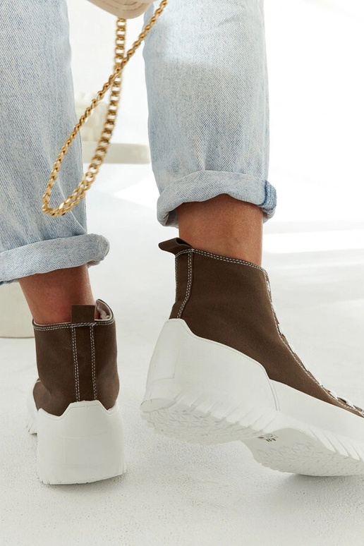 Baskets montantes Ronchis vertes Baskets montantes Ronchis vertes