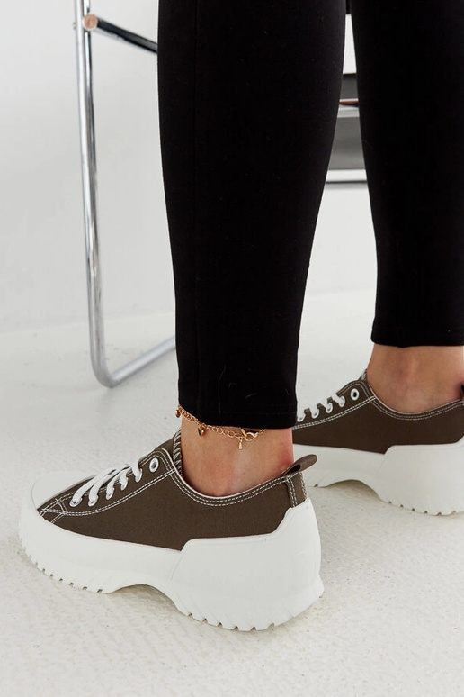 Grüne Plateau-Sneakers „Monteleone“ Grüne Plateau-Sneakers „Monteleone“