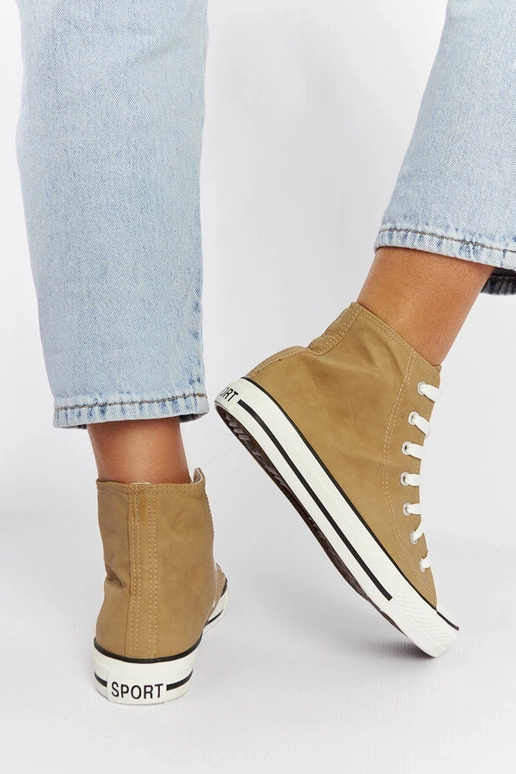 Braune High-Top-Sneakers Efren