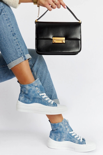 Vicente Blue Platform Sneakers 2