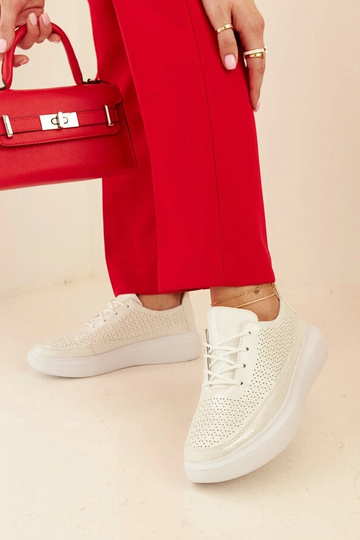 Baskets argentées pour...