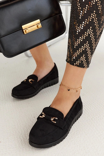 Mocassins femme en daim...