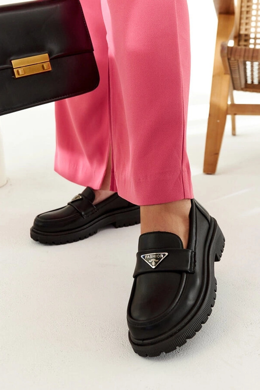 Teri zwarte mokassins Teri zwarte mokassins