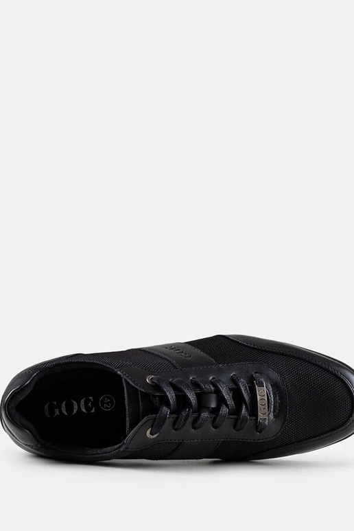 Schwarze Herren-Sneakers GOE NN1N4004 Schwarze Herren-Sneakers GOE NN1N4004