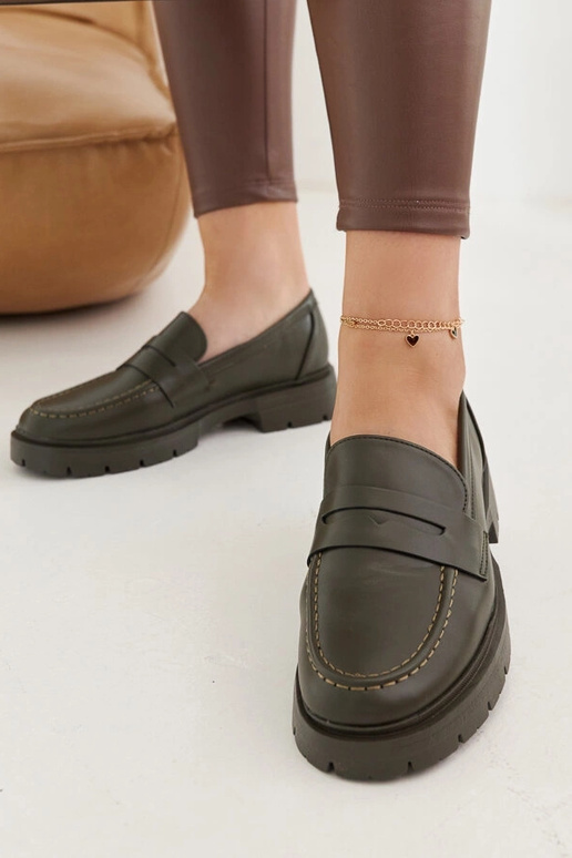 Mocassins verts Maybritt Mocassins verts Maybritt