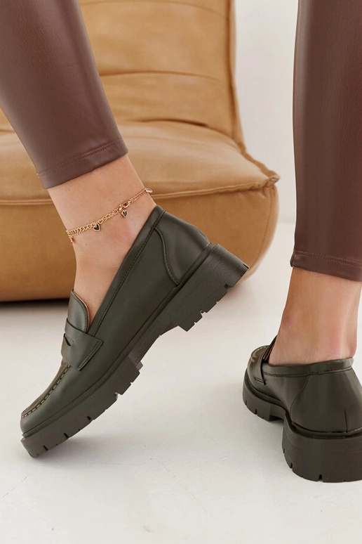 Mocassins verts Maybritt Mocassins verts Maybritt