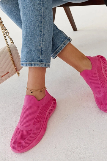 Baskets de sport rose foncé de Neda