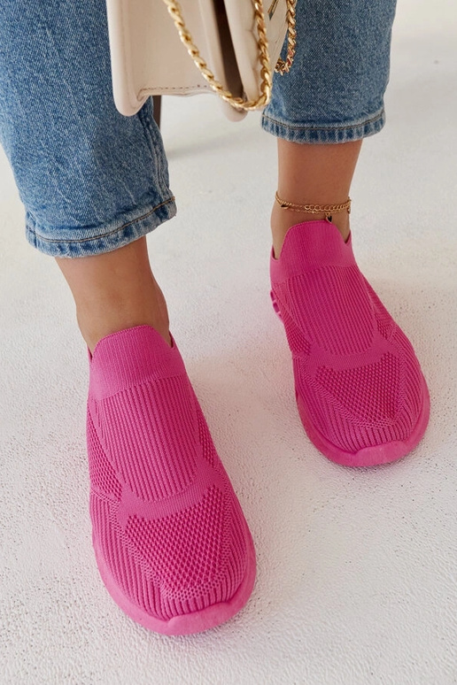 Dunkelrosa Sport-Sneakers von Neda