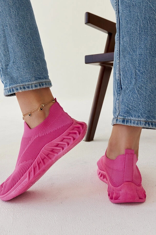 Nedas mørkelyserøde sportssneakers