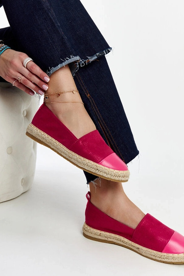 Espadrilles roses Carugo