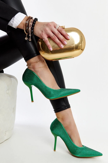 Grüne Liena High Heels