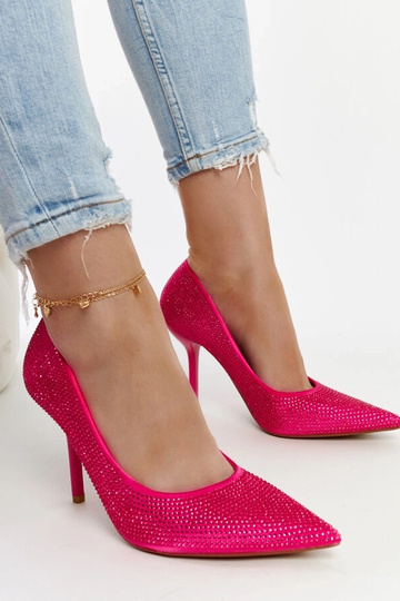 Dunkelrosa Liena High Heels 2