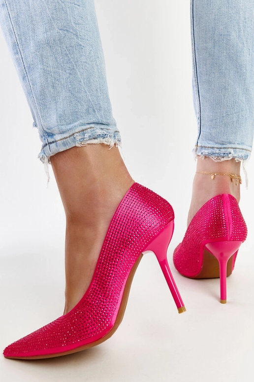 Mørkelyserøde Liena højhælede sko Mørkelyserøde Liena højhælede sko