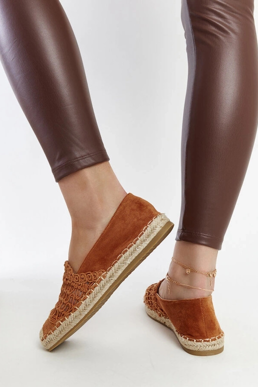 Espadrilles ajourées marron de Gordana