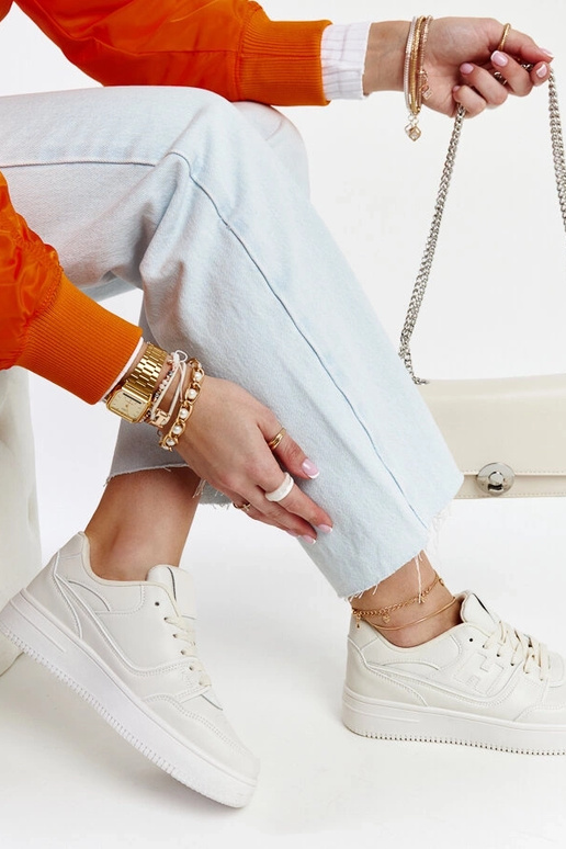 Beige Mentha platform sneakers Beige Mentha platform sneakers