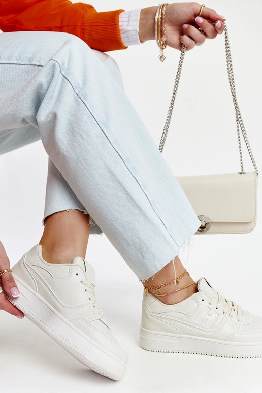 Beige Mentha platform sneakers Beige Mentha platform sneakers