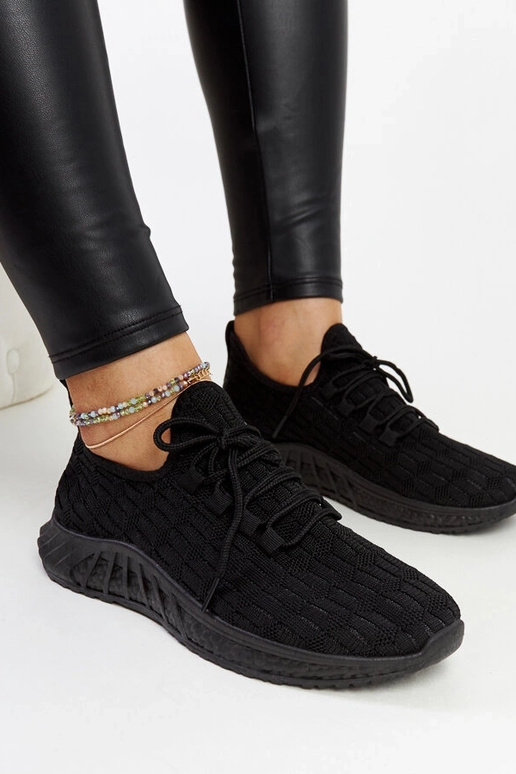 Zwarte stoffen sneakers Milena Zwarte stoffen sneakers Milena