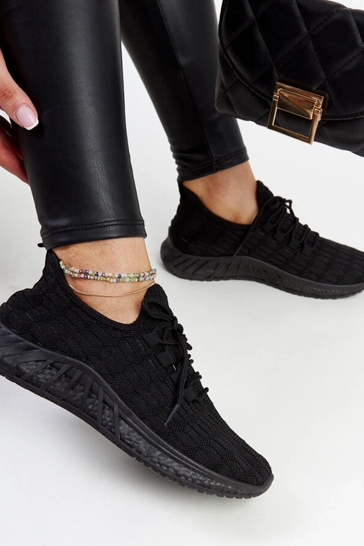 Zwarte stoffen sneakers Milena Zwarte stoffen sneakers Milena