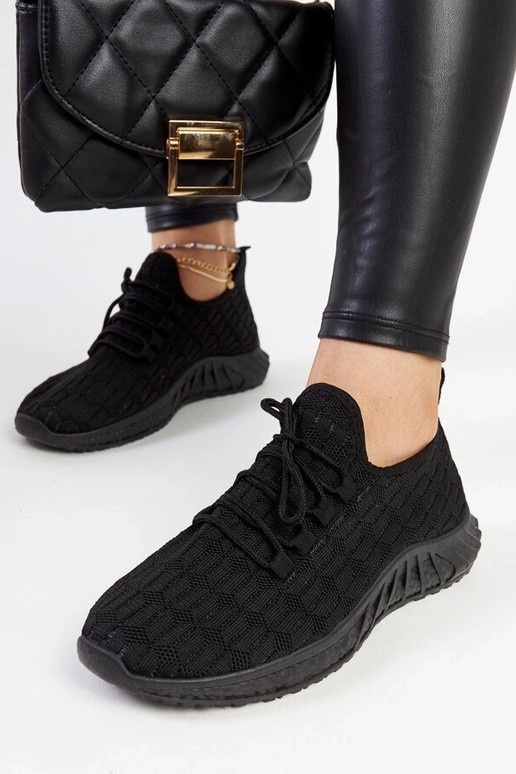 Zwarte stoffen sneakers Milena Zwarte stoffen sneakers Milena