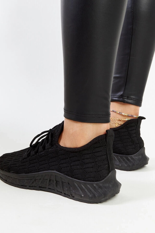 Zwarte stoffen sneakers Milena Zwarte stoffen sneakers Milena