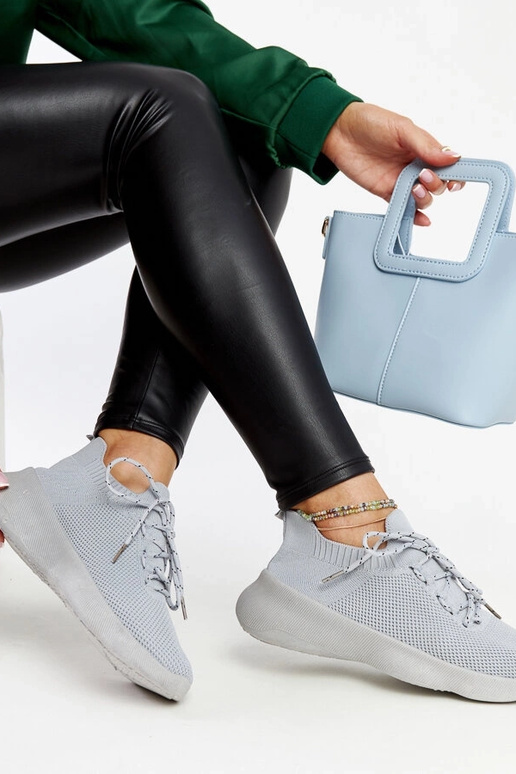 Baskets de sport grises Roshni