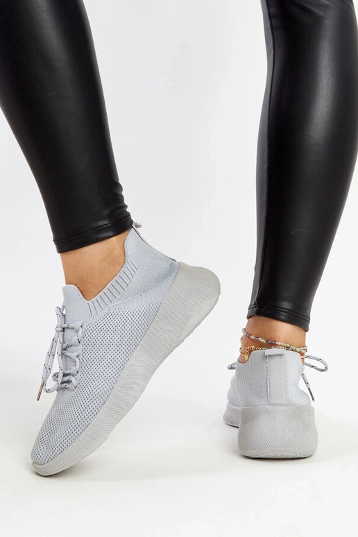 Baskets de sport grises Roshni