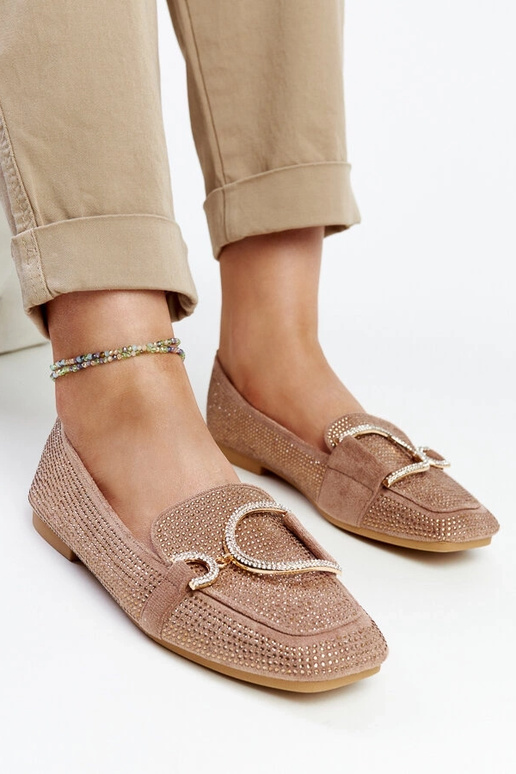 Brune skinnende Mebrat loafers Brune skinnende Mebrat loafers