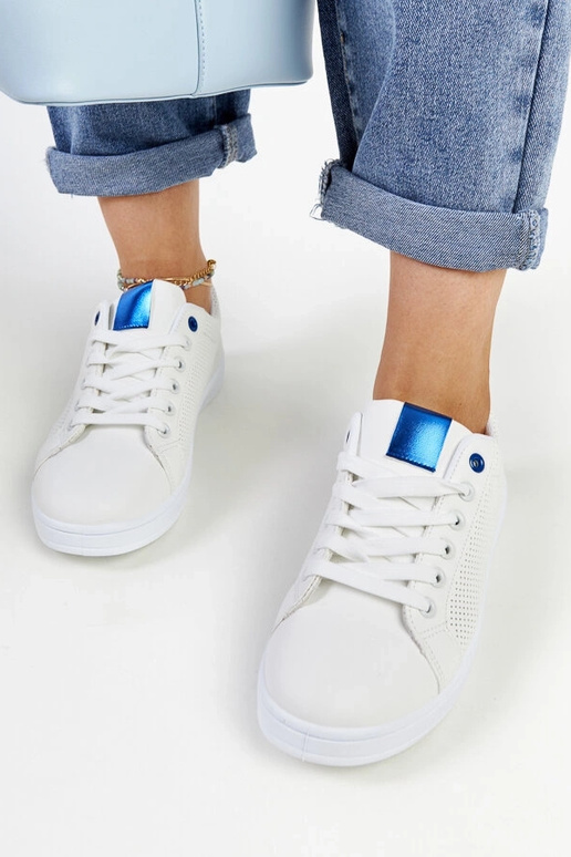 Hvide øko-læder sneakers Semret