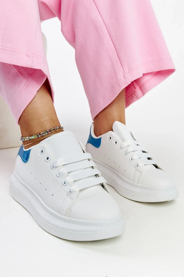 Weiße Sneaker Fatimah aus Ökoleder 2