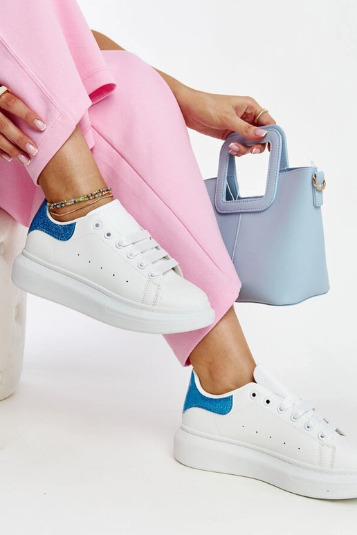 Weiße Sneaker Fatimah aus Ökoleder