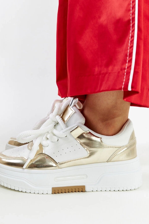 Farkas høj platform sneakers i hvid...