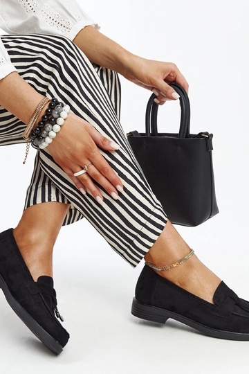 Mocassins en daim noir par...