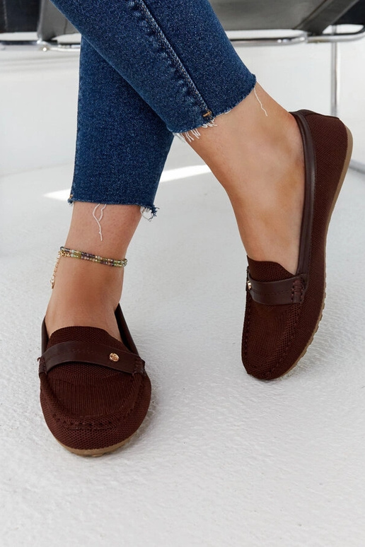 Fombio brune stof loafers Fombio brune stof loafers