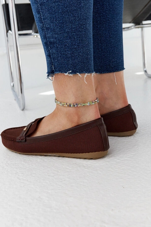 Fombio brune stof loafers Fombio brune stof loafers