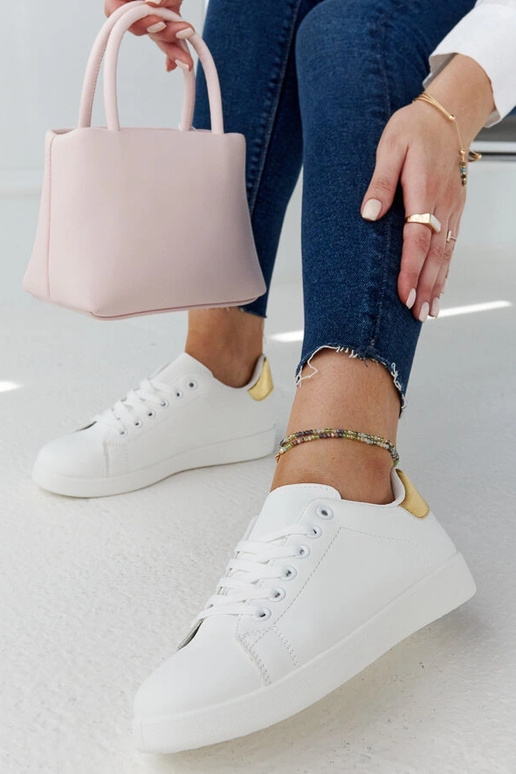 Baskets à plateforme Birikti blanches