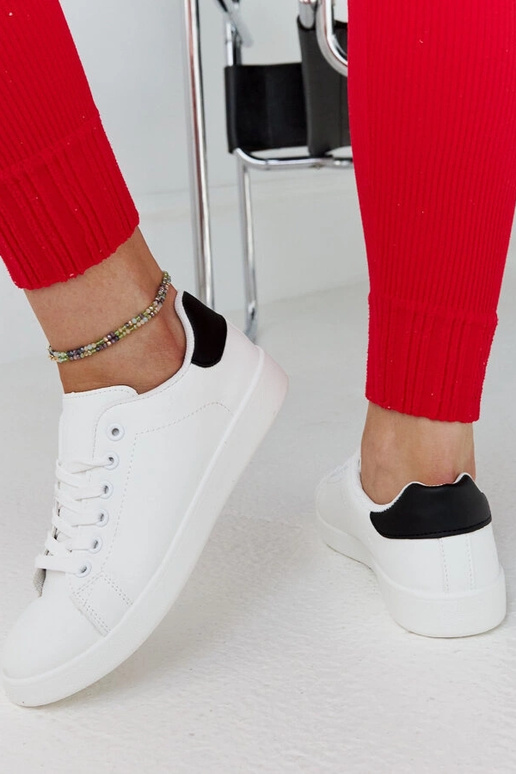 Weiße Birikti Plateau-Sneaker mit... Weiße Birikti Plateau-Sneaker mit...