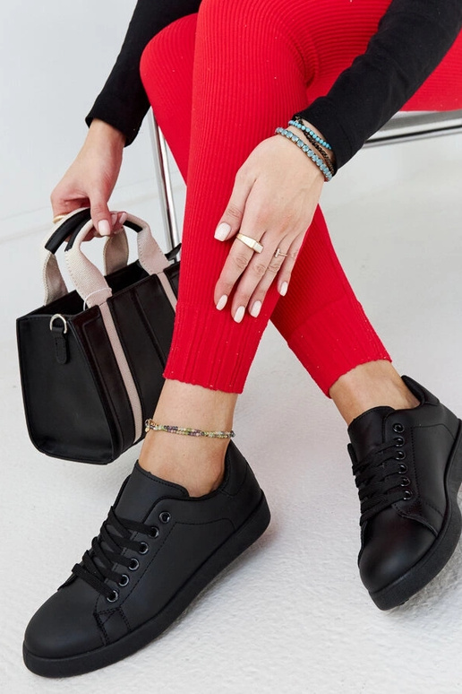 Sorte Birikti Platform Sneakers