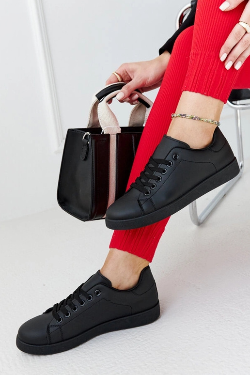 Sorte Birikti Platform Sneakers