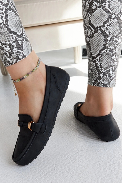 Mocassins Scafati noirs avec finition... Mocassins Scafati noirs avec finition...