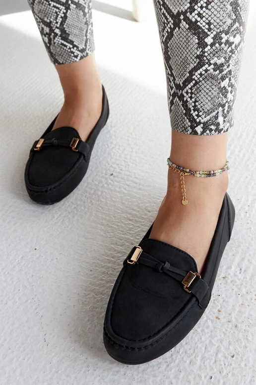 Mocassins Scafati noirs avec finition... Mocassins Scafati noirs avec finition...