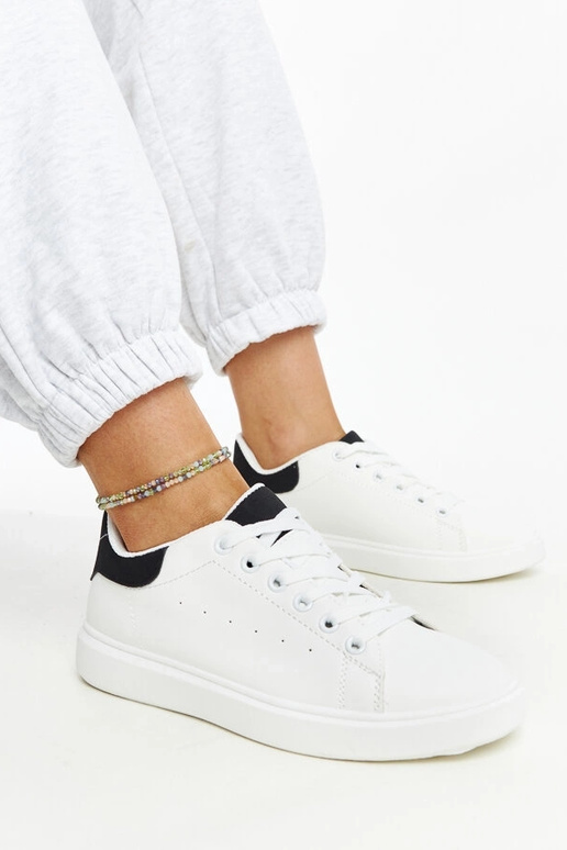 Sort og hvid Ariam platform sneakers