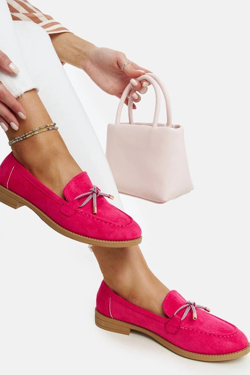 Mocassins rose pâle avec nœud... Mocassins rose pâle avec nœud...