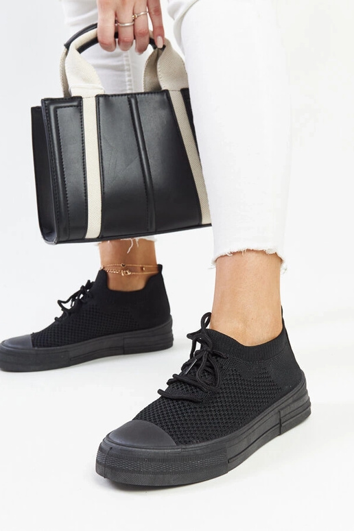 Baskets de sport légères noires Senaida