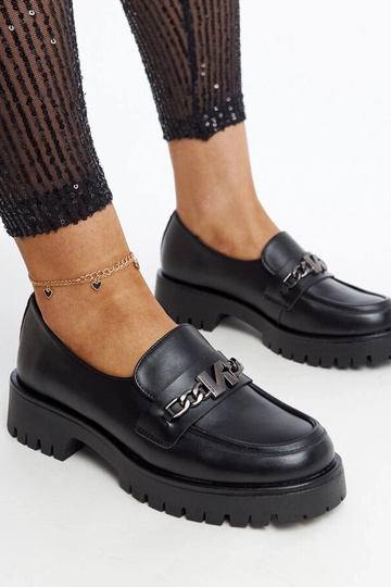 Mocassins noirs avec... 2