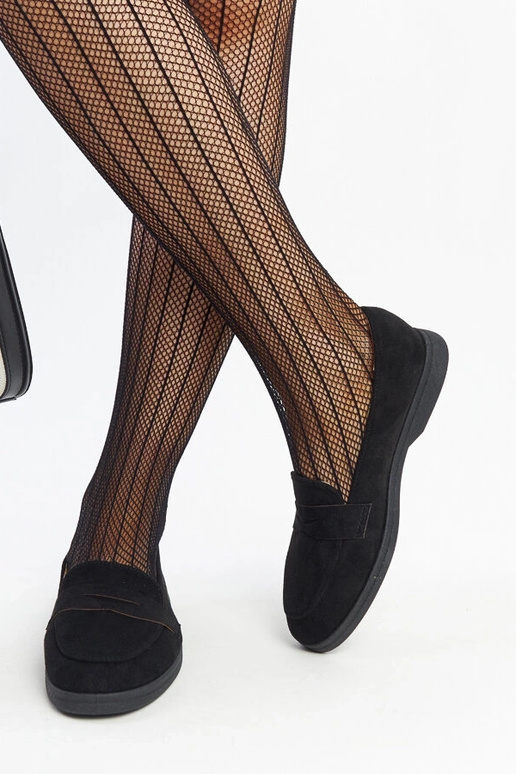 Schwarze Wildleder-Loafer von Nibras