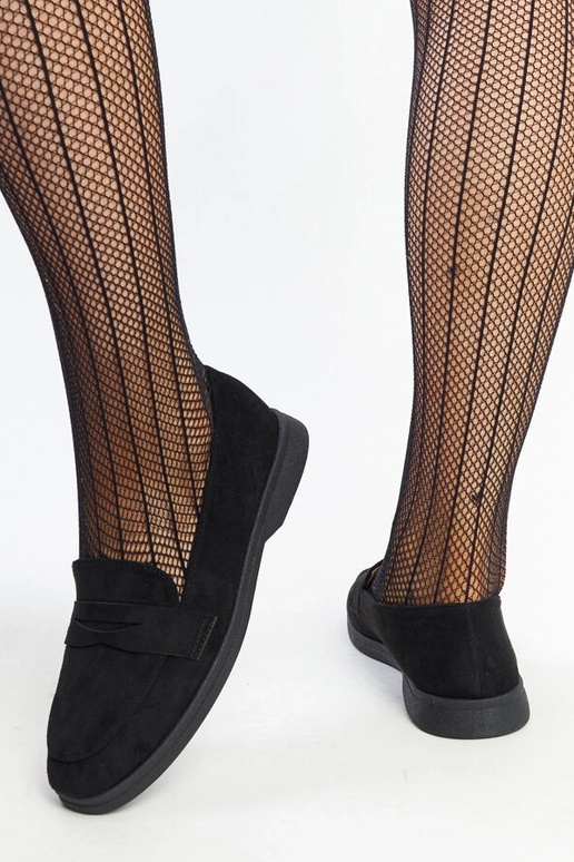 Schwarze Wildleder-Loafer von Nibras