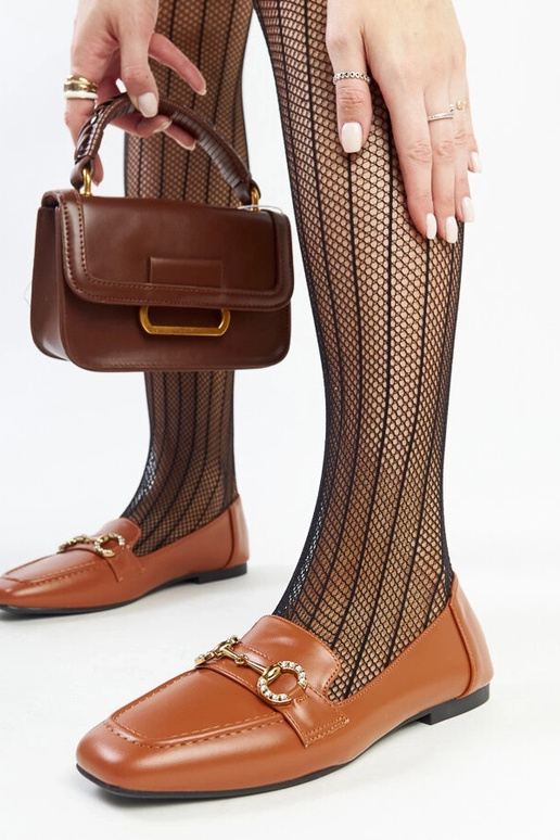 Mocassins à boucle Areebah marron