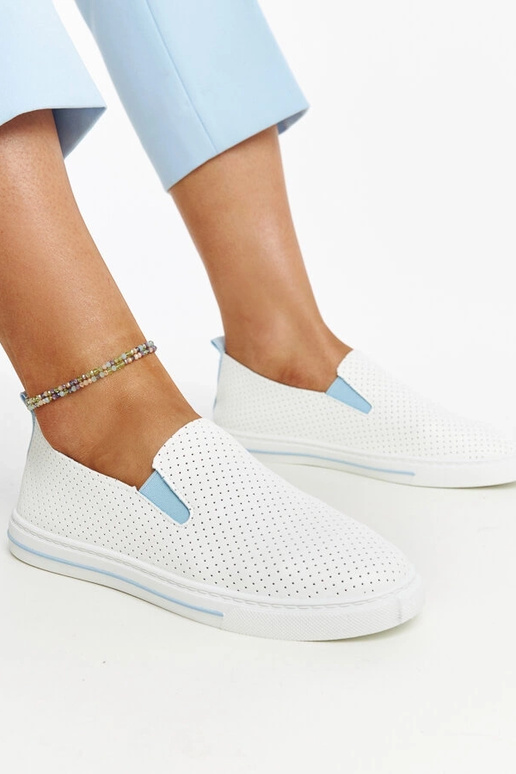 Witte veterschoenen Sanan Witte veterschoenen Sanan